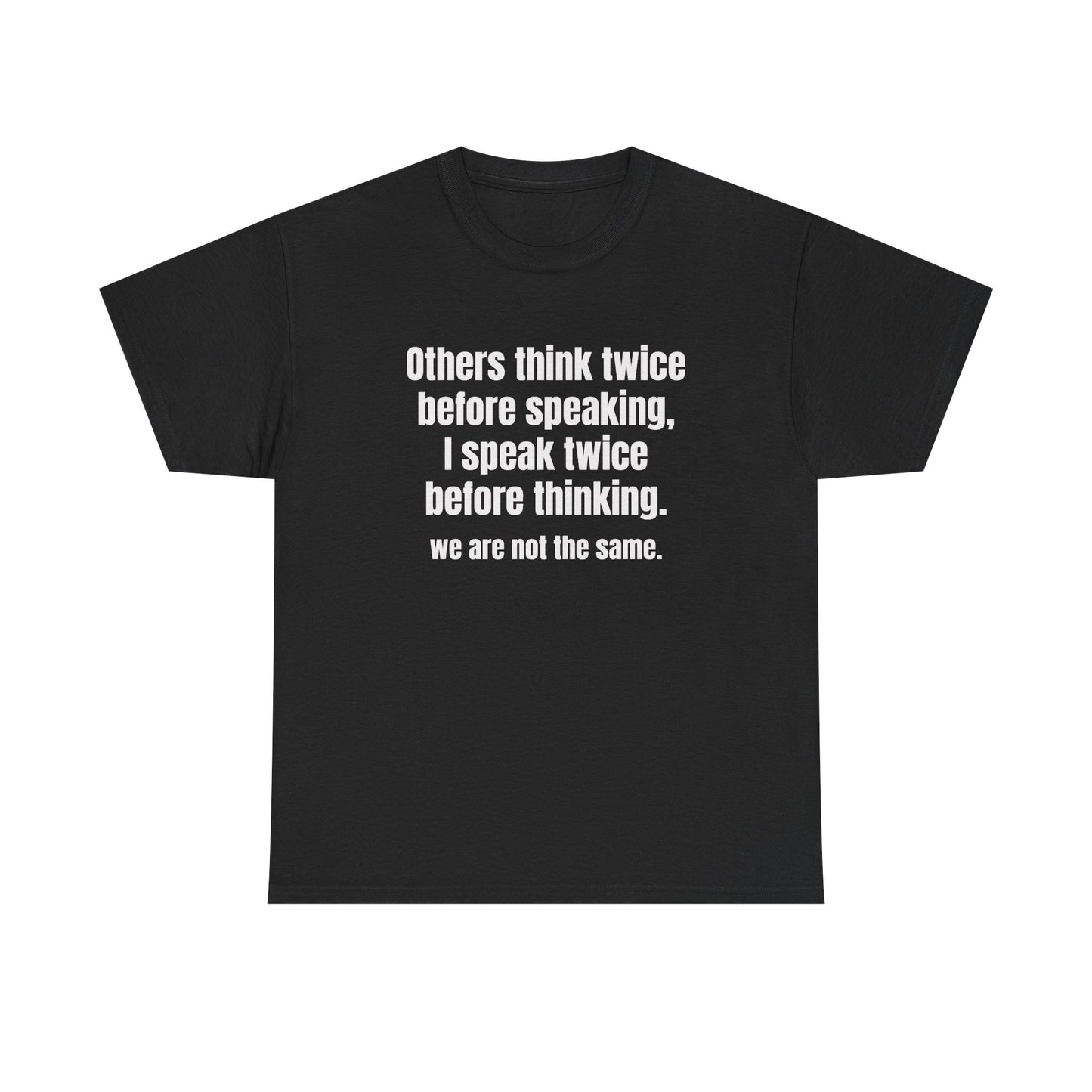 Speak Twice Tee