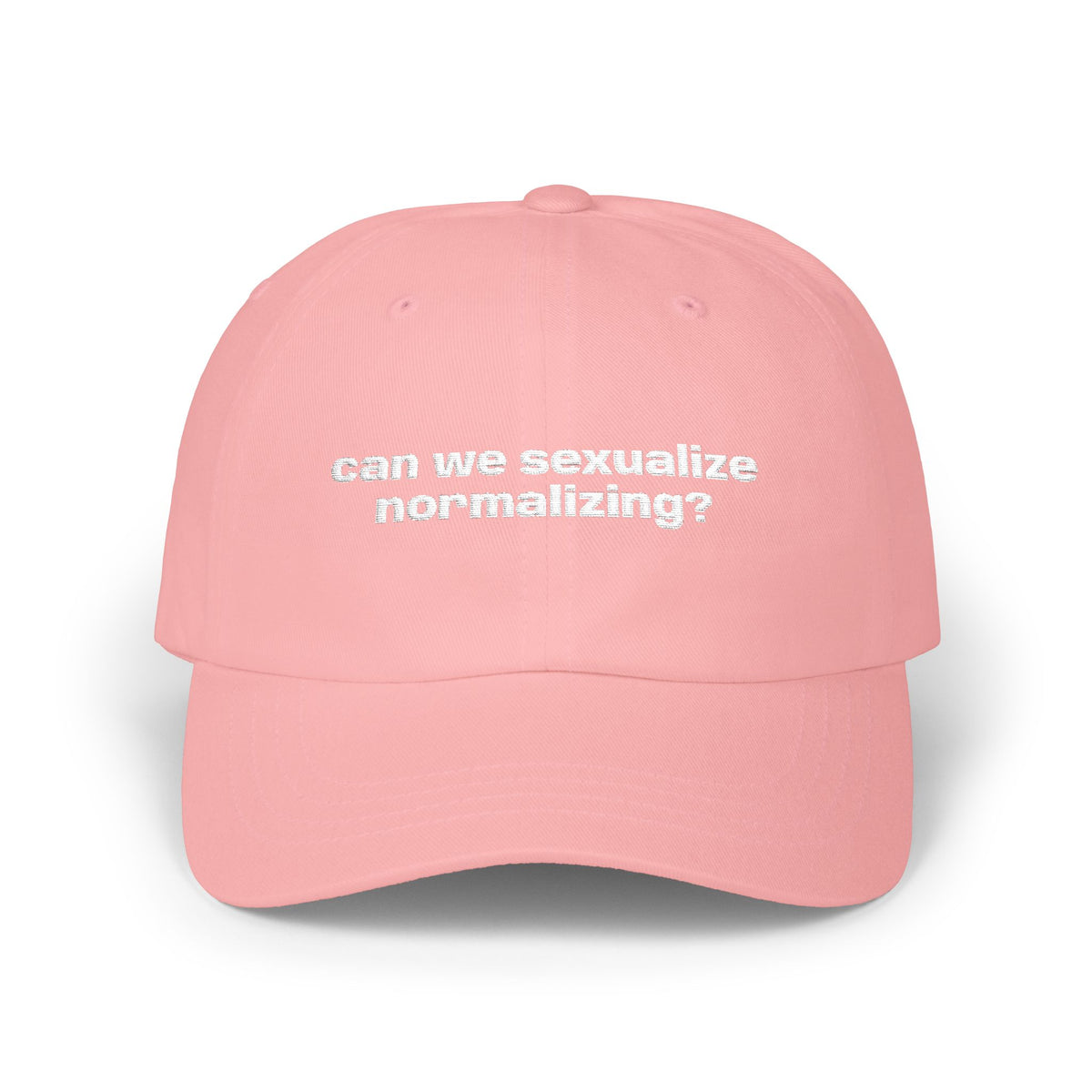 Can We Sexualize Normalizing? Embroidered Dad Cap