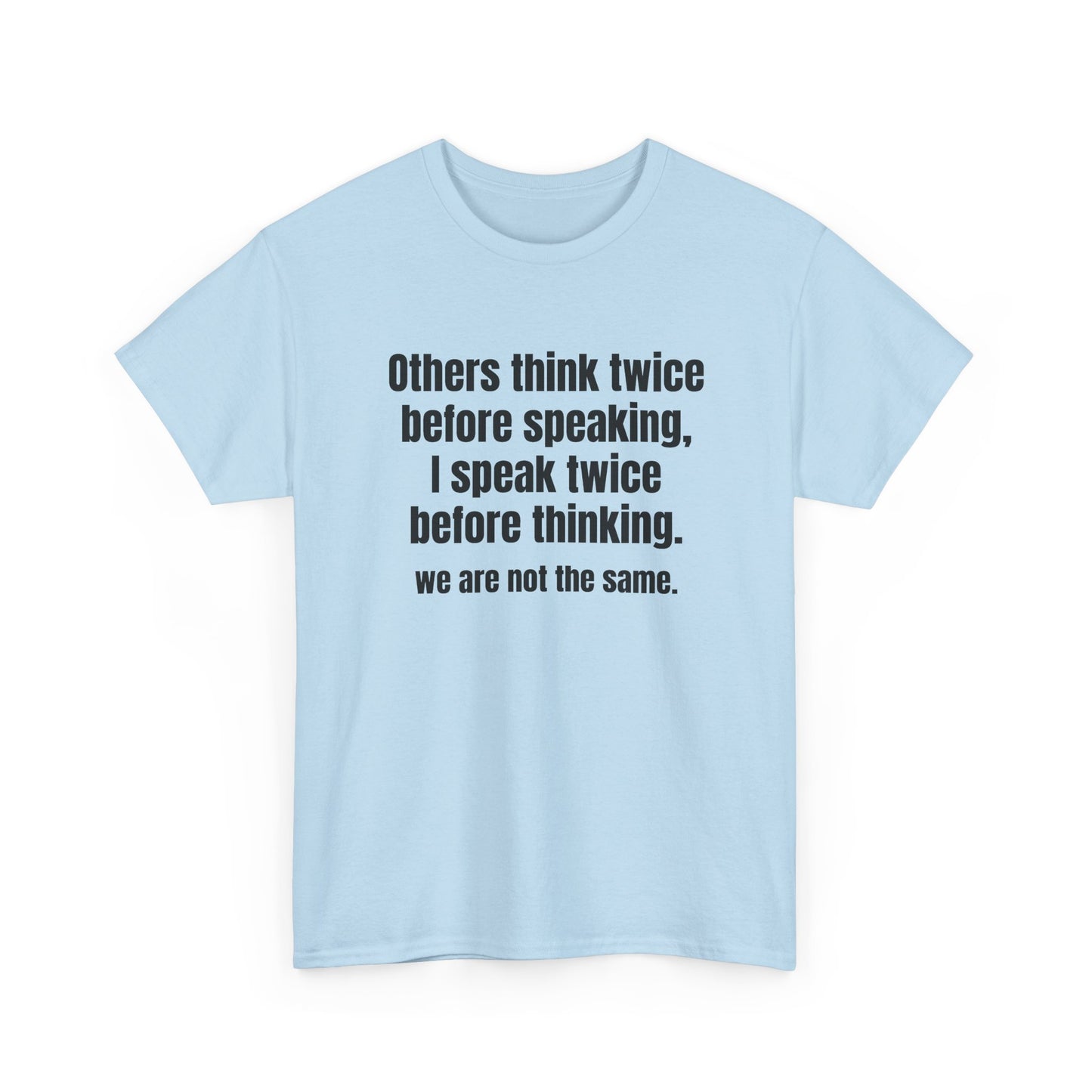 Speak Twice Tee