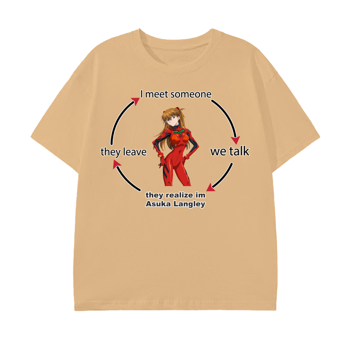 Realize I'm Red Girl Tee