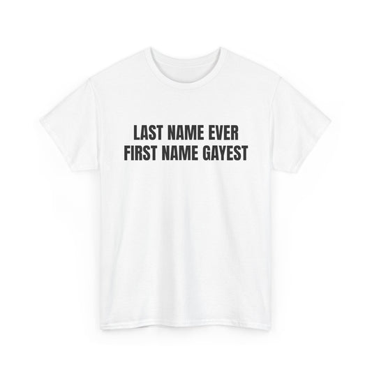 First Name Tee