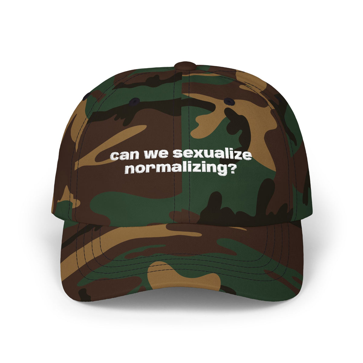Can We Sexualize Normalizing? Embroidered Dad Cap