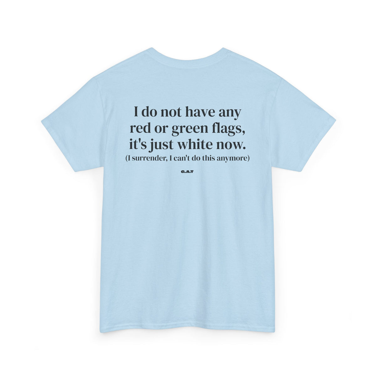 White Flag Tee Back Print