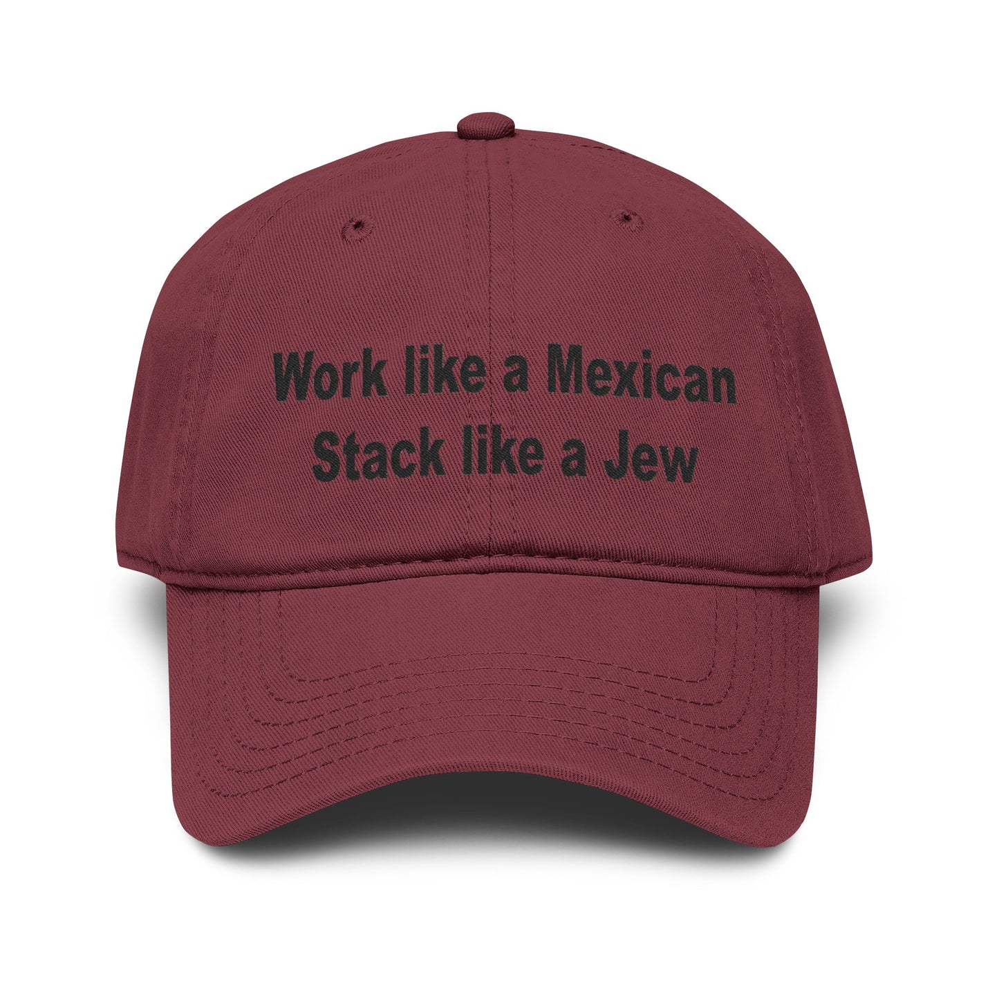 Stack Embroidered Baseball Cap