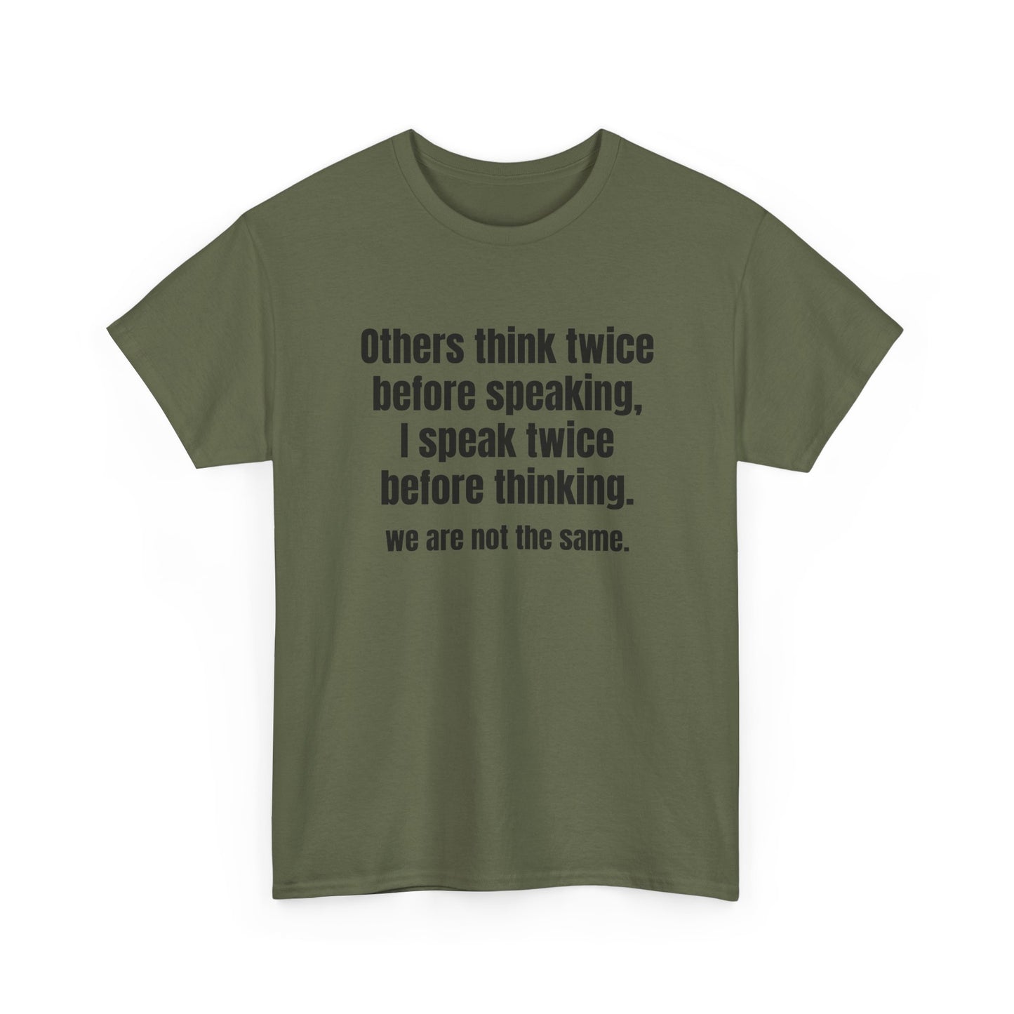 Speak Twice Tee