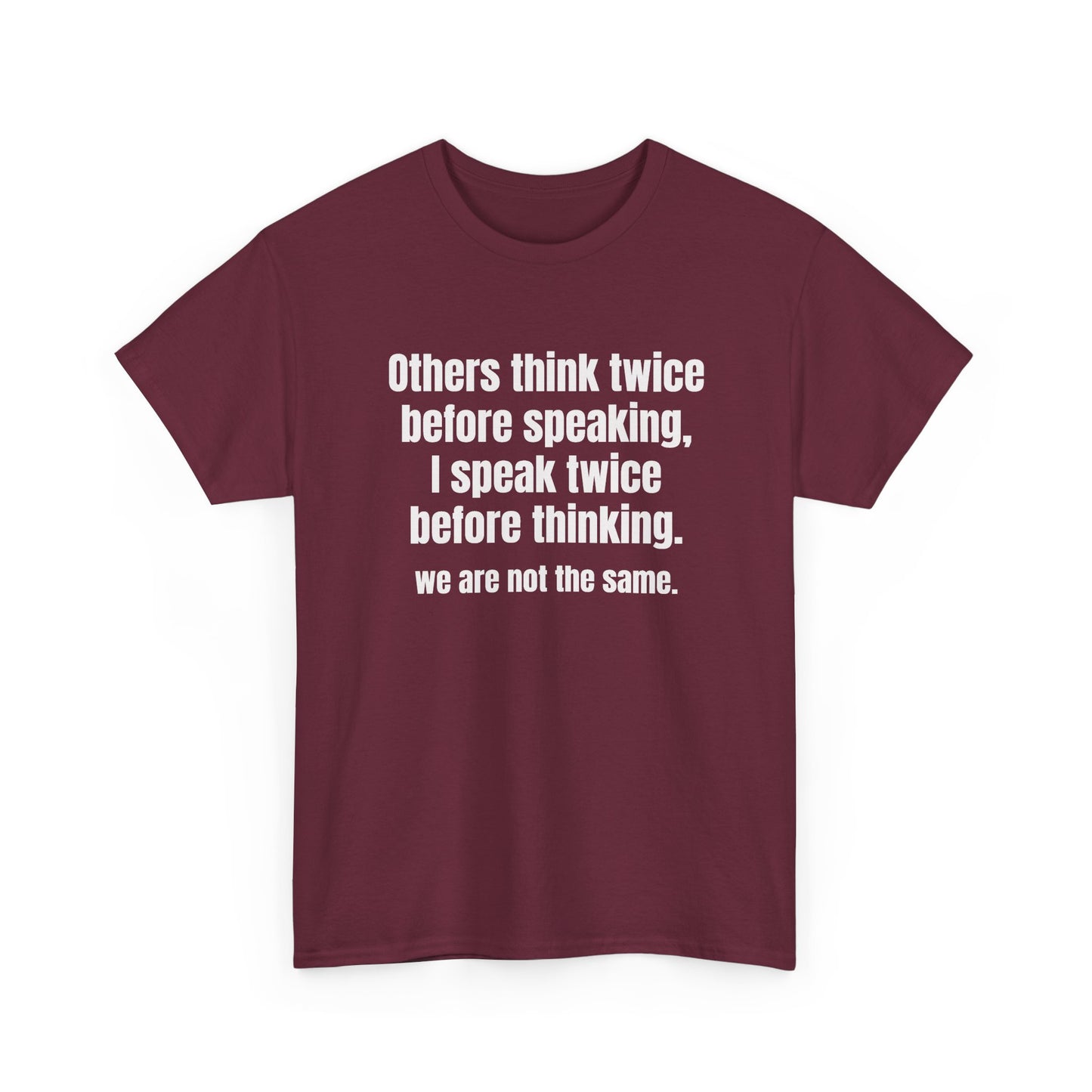 Speak Twice Tee