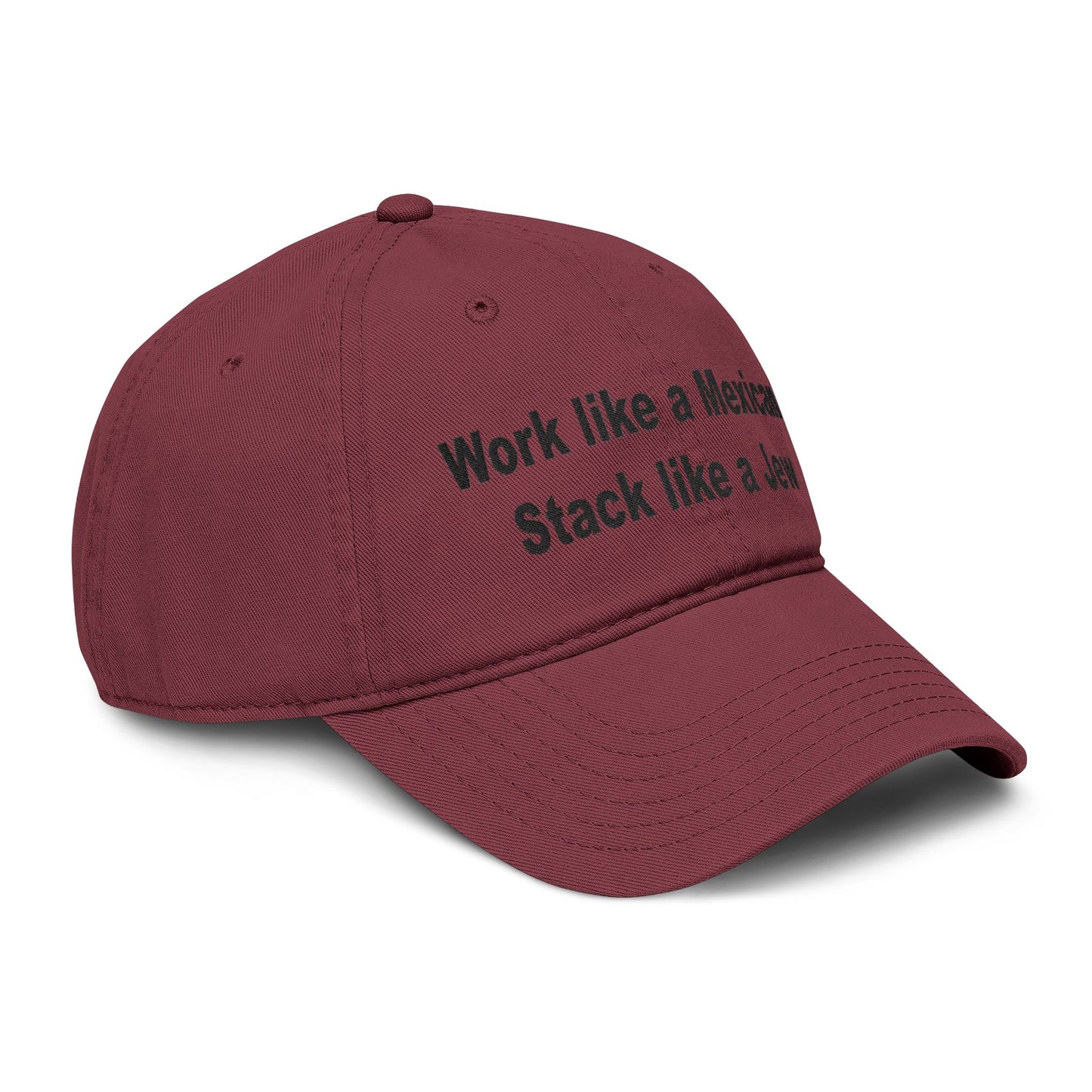 Stack Embroidered Baseball Cap