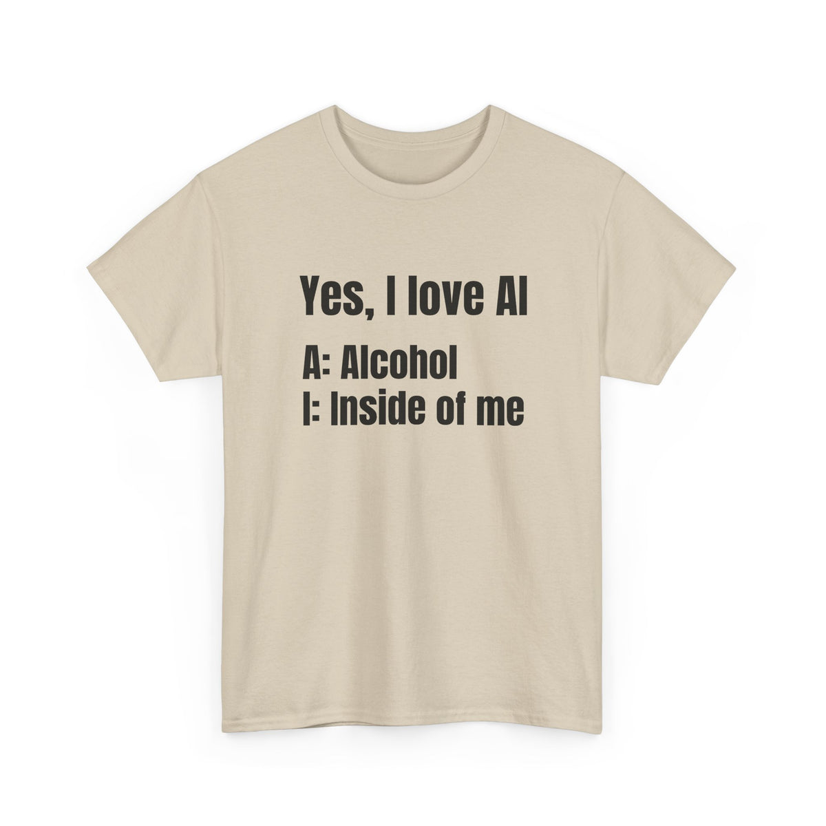 Alcohol Inside FRONT Tee