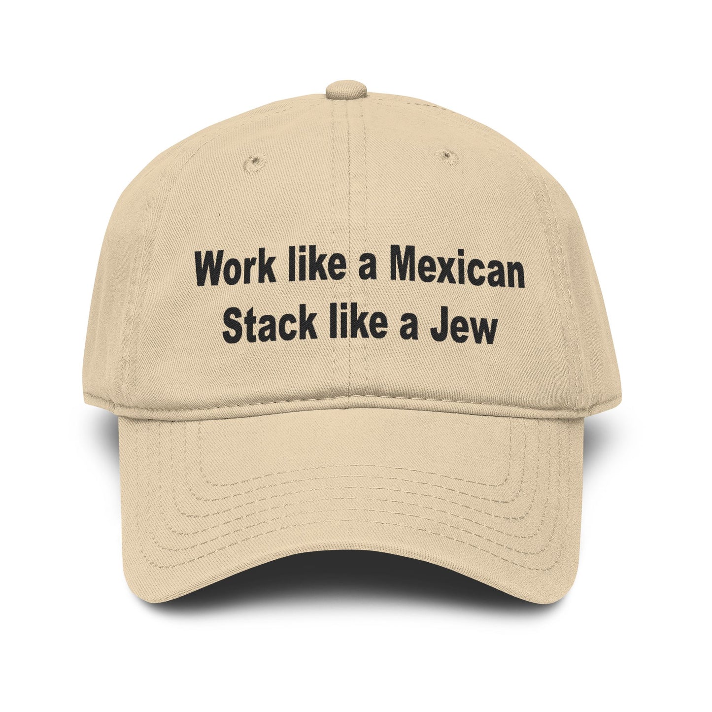 Stack Embroidered Baseball Cap