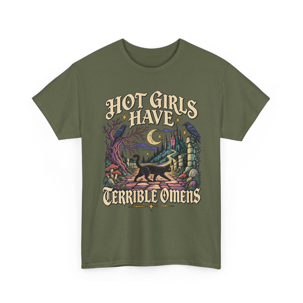 Hot Girls Have Terrible Omens Tee