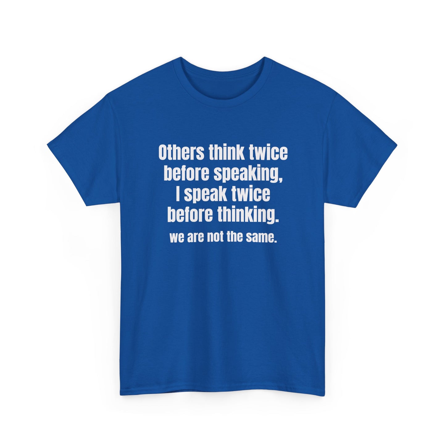 Speak Twice Tee