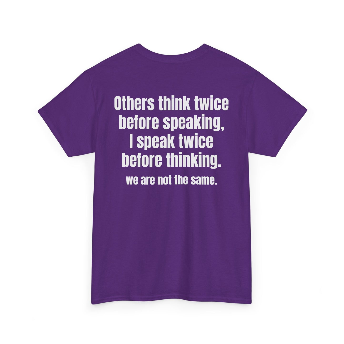 Think Twice BACK Tee