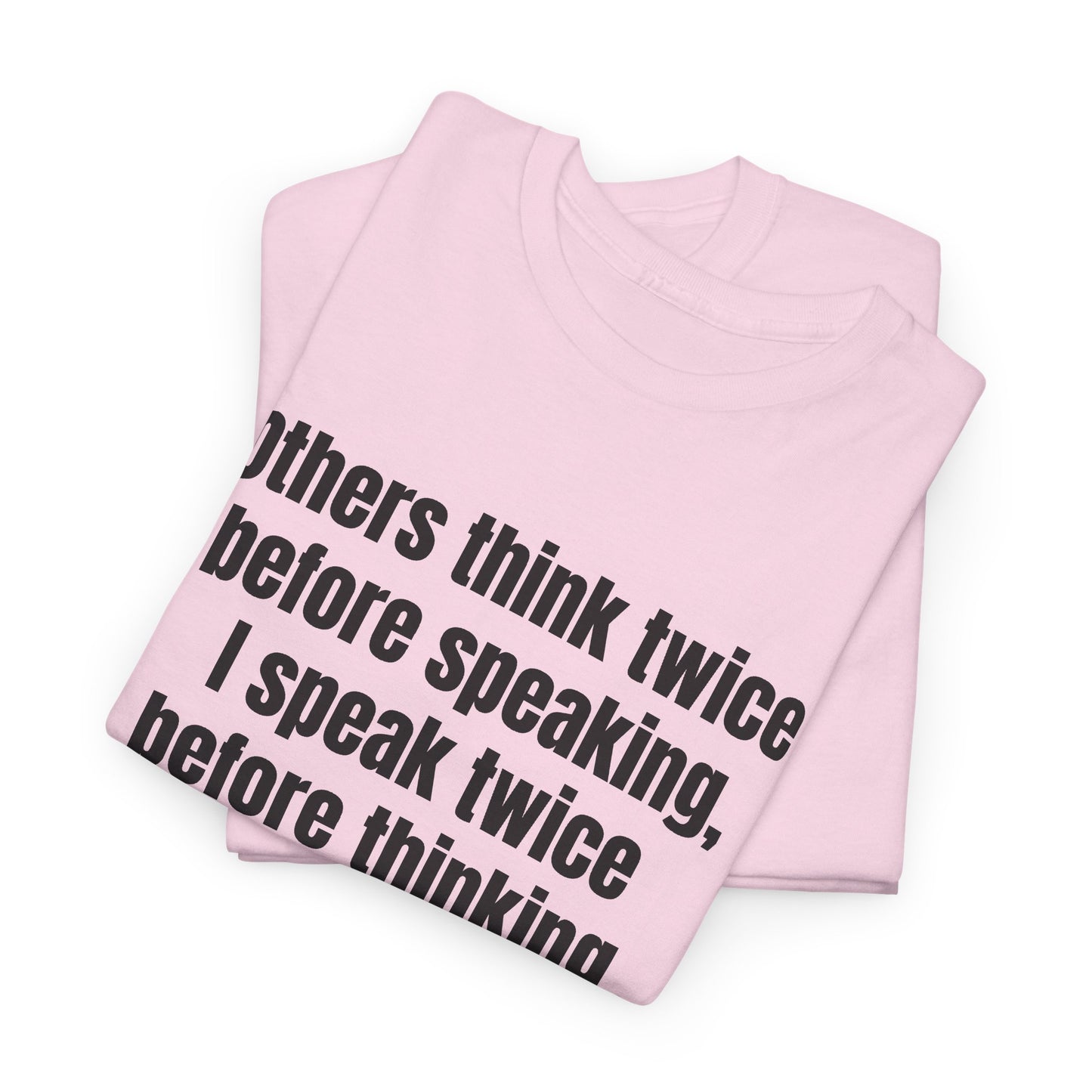 Speak Twice Tee