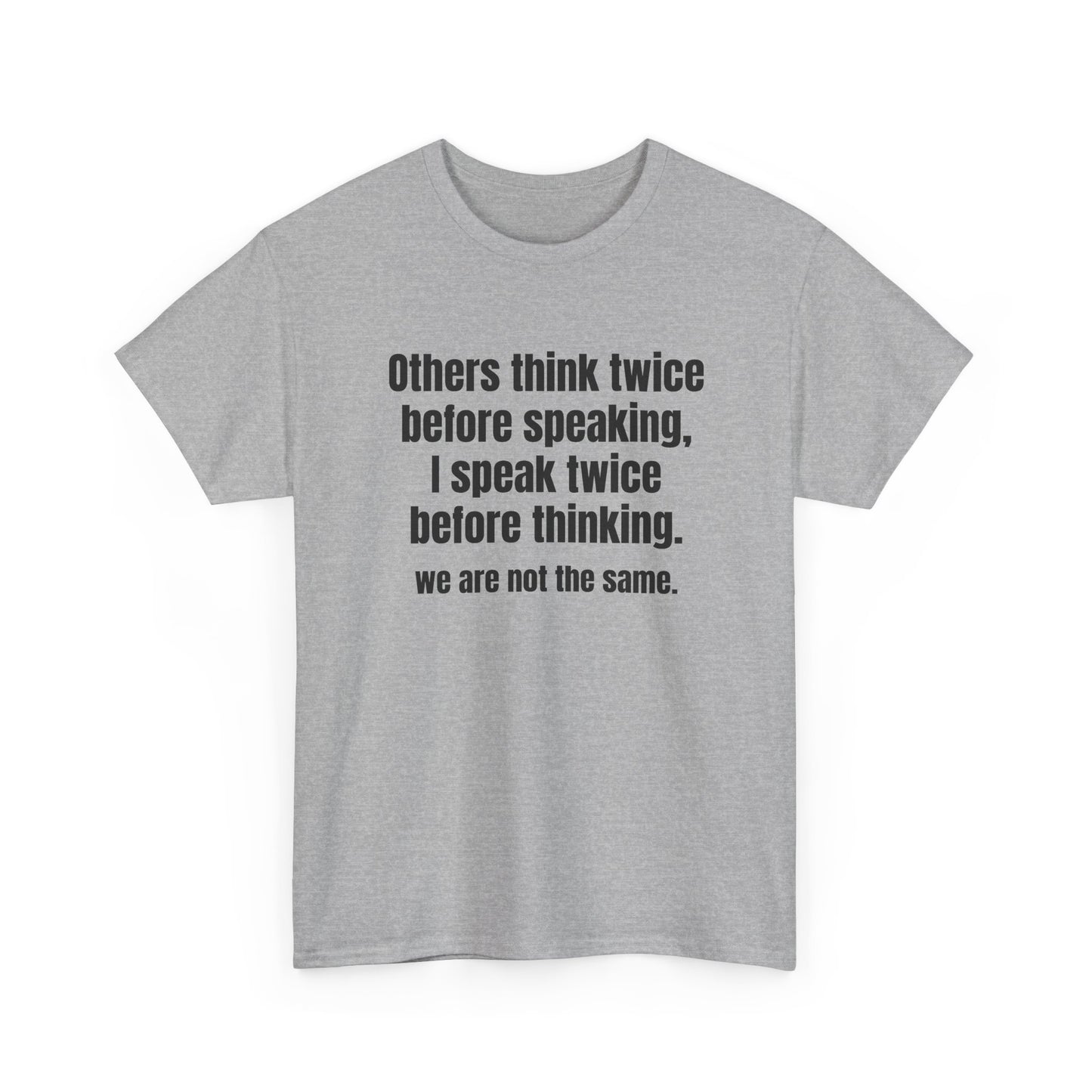 Speak Twice Tee