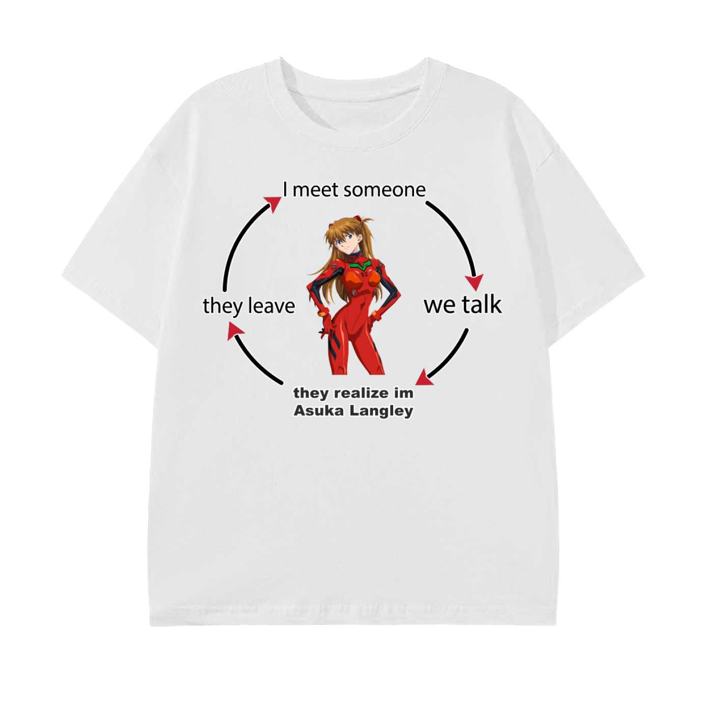Realize I'm Red Girl Tee