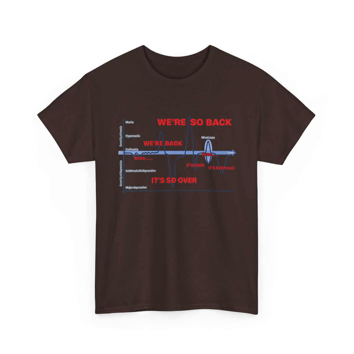 We're So Back Graph Tee FRONT PRINT