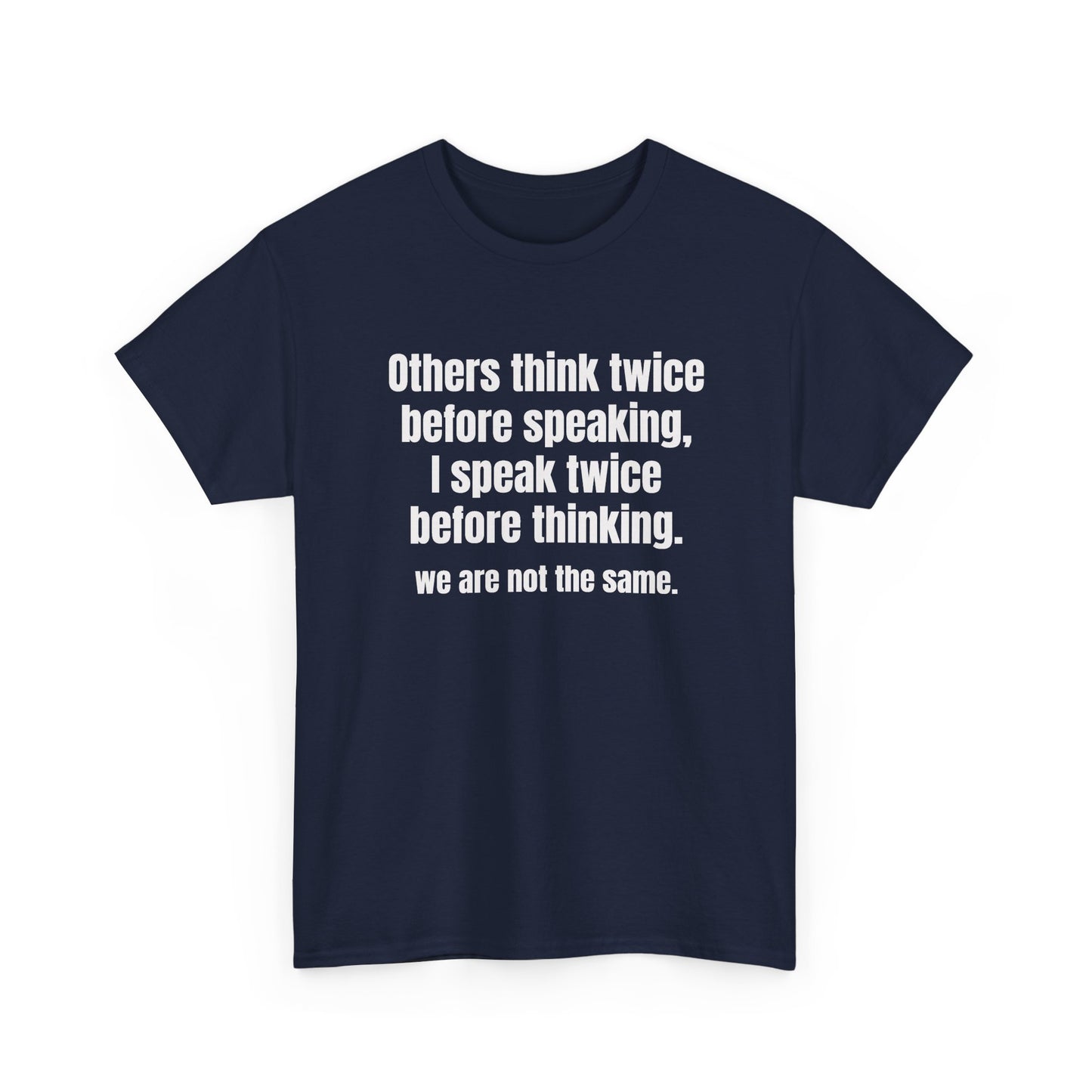 Speak Twice Tee
