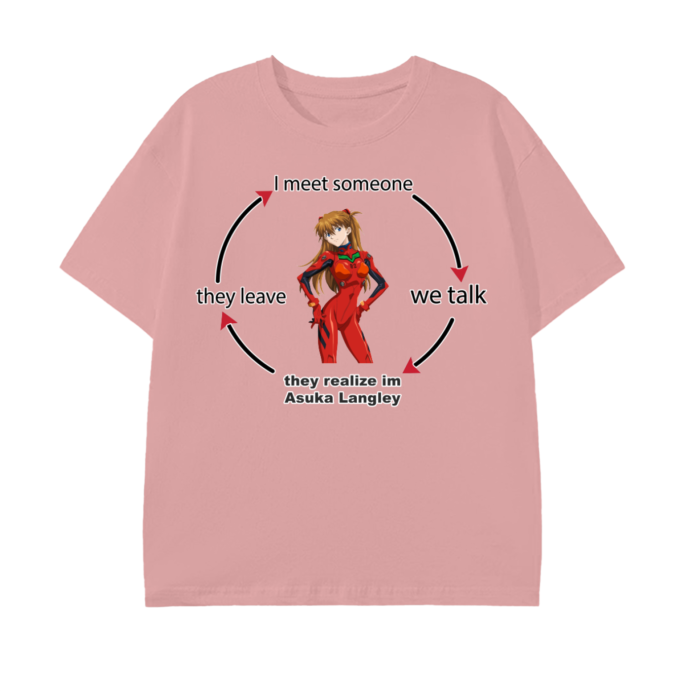 Realize I'm Red Girl Tee