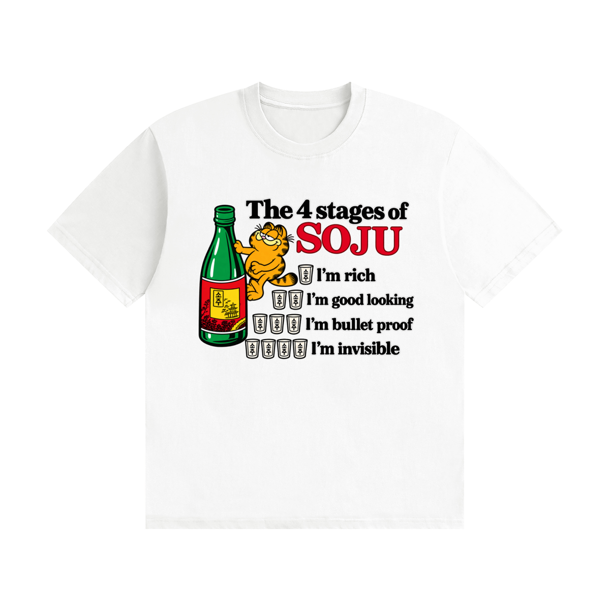 4 Stages of Soju Tee