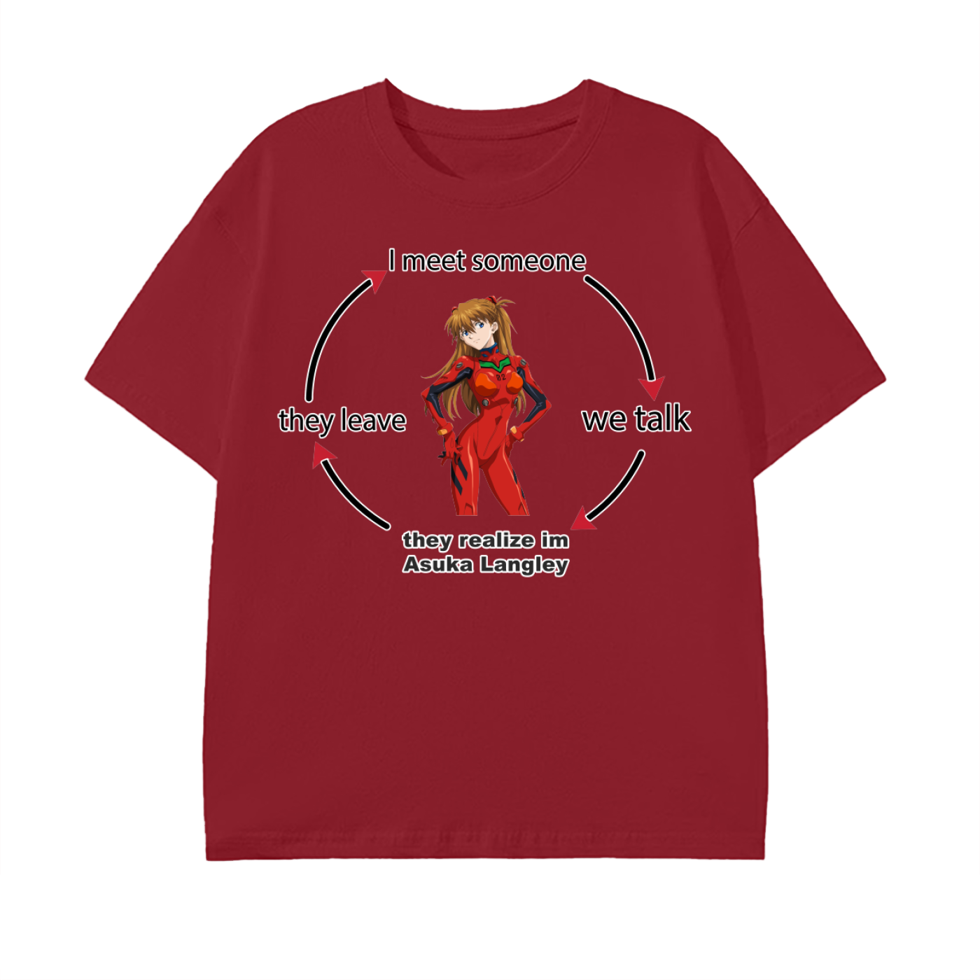 Realize I'm Red Girl Tee