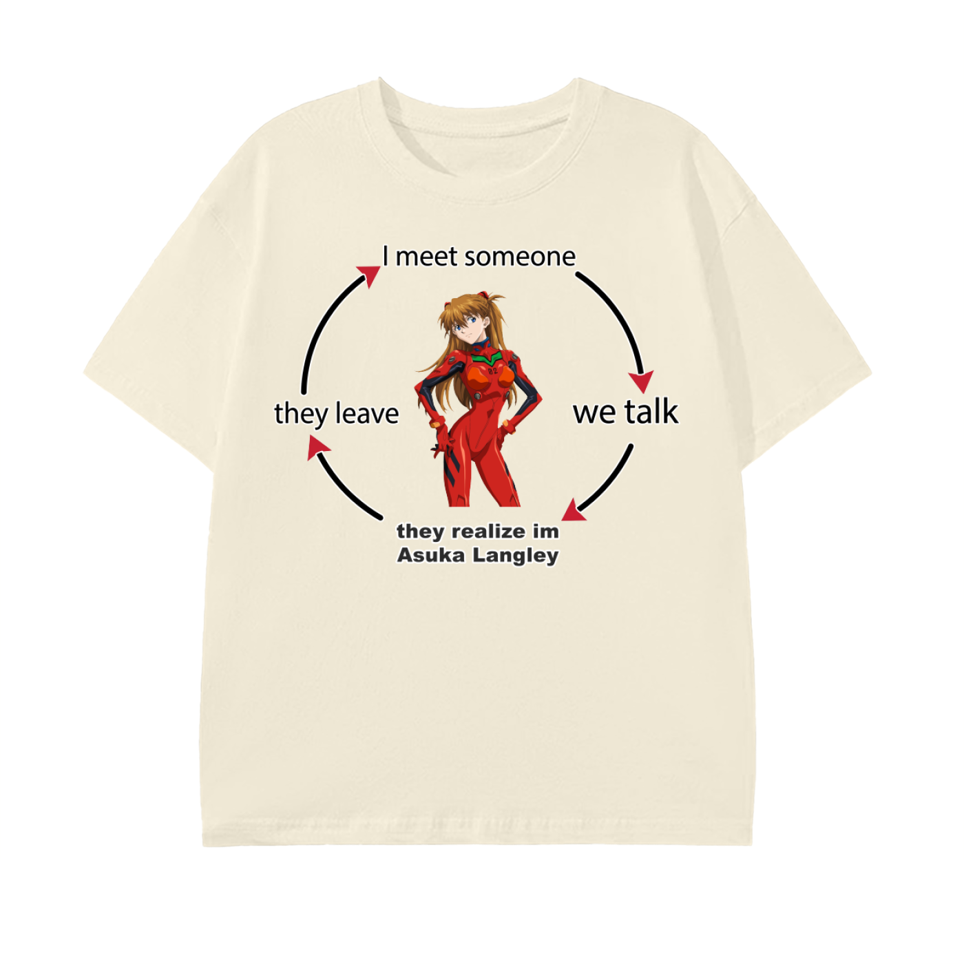 Realize I'm Red Girl Tee