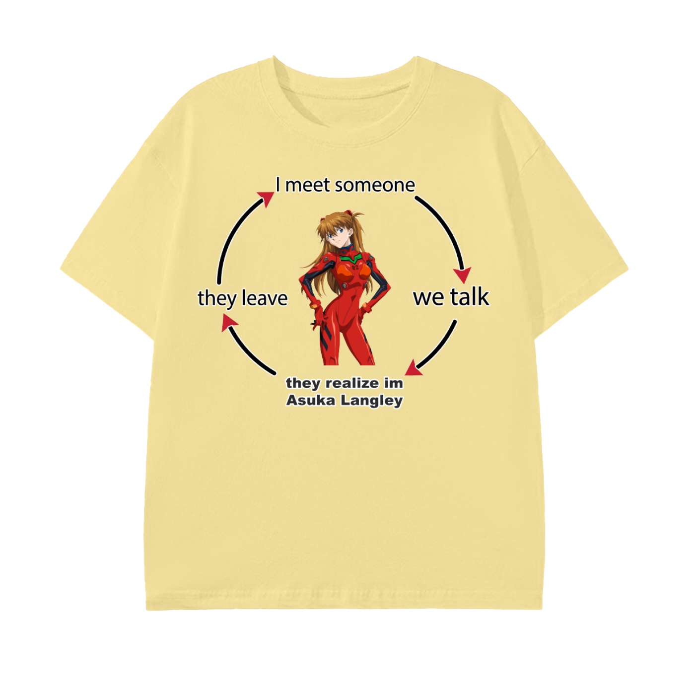Realize I'm Red Girl Tee