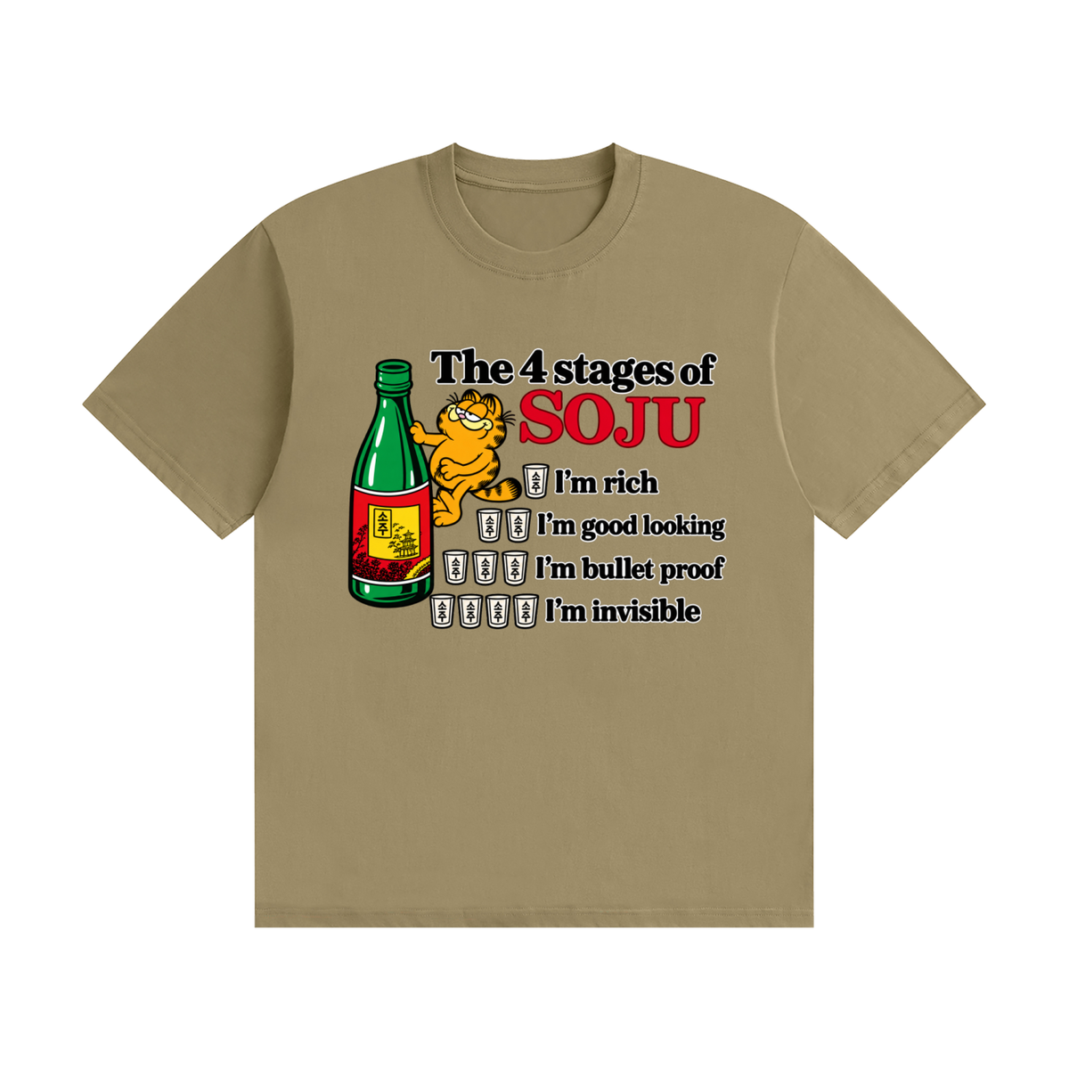 4 Stages of Soju Tee
